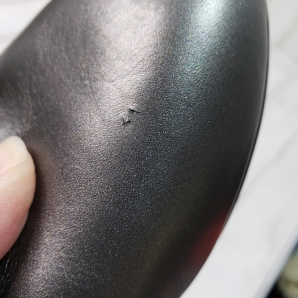 New! AJ Valenci Women's Pewter Leather Booties - Picture 9 of 9